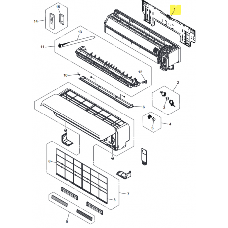 FUJITSU K9388158013 aka 9388158013 Bracket panel