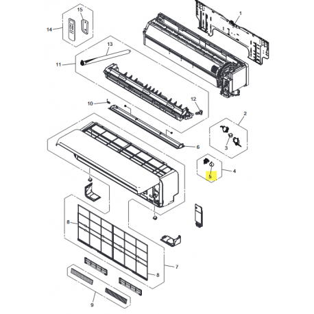 FUJITSU K9901011016 aka 9901011016 Stepping motor