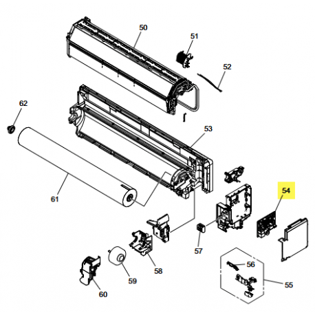 FUJITSU K9712546295 aka 9712546295 Main PCB (24 model)