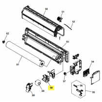 FUJITSU K9384500007 aka 9384500007 Motor case sub assy