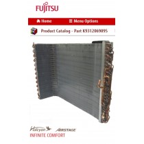 FUJITSU K9312069095 CONDENSER TA 24CL/RL DW W/A,B U BEND BLUE