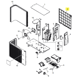 FUJITSU K9322811004 aka 9322811004 Protective net assy