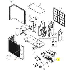 FUJITSU K9709689974 aka 9709689974 Main PCB (12 model)
