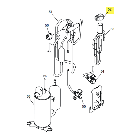 FUJITSU K9970222009 aka 9970222009 Expansion valve coil