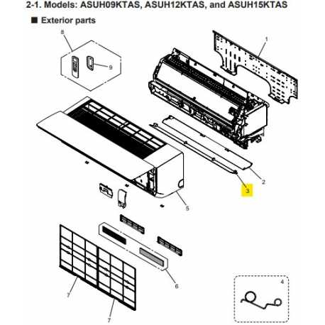 FUJITSU K9318849011 aka 9318849011 LOUVER ABS 10N08 WHITE A2L