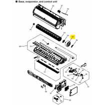 FUJITSU K9603253073 aka 9603253073 MOTOR DC BRUSHLESS MFD-W60XE2F FGLS A2L