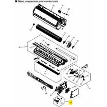 FUJITSU K9712392007 aka 9712392007 DISPLAY PCB + HOLDER EZ-0222DHSE-D A2L