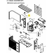 FUJITSU K9900565145 aka 9900565145 THERMISTOR OUTDOOR TEMP ED2E103AR-23E035 A2L
