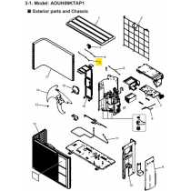 FUJITSU K9901054037 aka 9901054037 THERMISTOR (HEAT EXCHANGER) EP6C482NT-22E070 A2L