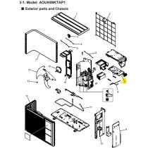 FUJITSU K9712996229 aka 9712996229 INVERTER CONTROL PCB H09KHTAN(U)-A01-00-SV A2L
