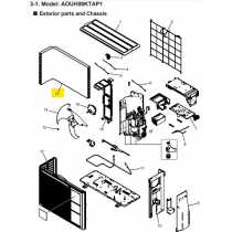 FUJITSU K9323834835 aka 9323834835 HEAT EXCHANGER UNIT(S5) S5N-T-C01 A2L