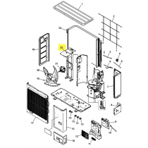 FUJITSU K9383862007 aka 9383862007 Motor bracket assy