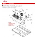 FUJITSU K9603284015 aka 9603284015 MOTOR DC BRUSHLESS HVAB MFG-24WVAL CCC FGLS