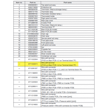 FUJITSU K9711332011 aka 9711332011 Wire with terminal (P103 on Main PCB—L2 on Terminal block 7P)