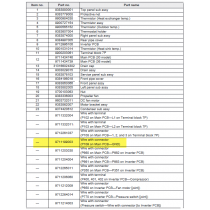 FUJITSU K9711199003 aka 9711199003 Wire with connector (P109 on Main PCB—GND)