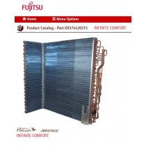 FUJITSU K9374420315 aka 9374420315 CONDENSER TA 48RLXFZ DW BLUE WITH IN/OUT PIPES