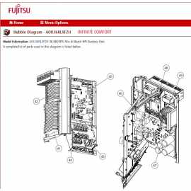 FUJITSU K9709035092 aka 9709035092 POWER FILTER PCB HY 36/45RLXFZ K11DA-1502HUE-FL0
