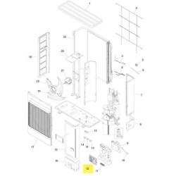 FUJISTU K9378450219 aka 9378450219 HOSE SA ARU**/ARUH** F404 ID25-OD26.6 UL