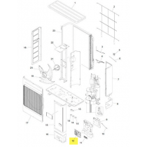 FUJISTU K9378450219 aka 9378450219 HOSE SA ARU**/ARUH** F404 ID25-OD26.6 UL