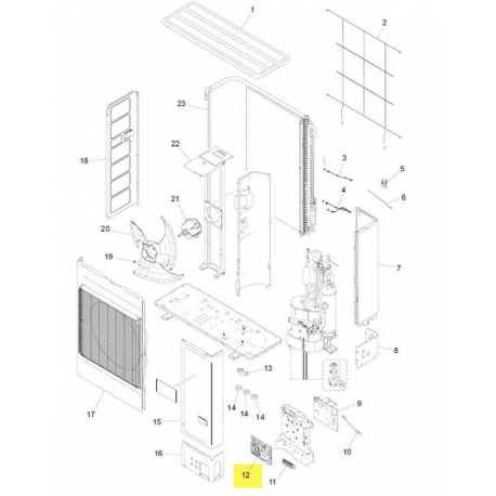 FUJISTU K9378450219 aka 9378450219 HOSE SA ARU**/ARUH** F404 ID25-OD26.6 UL