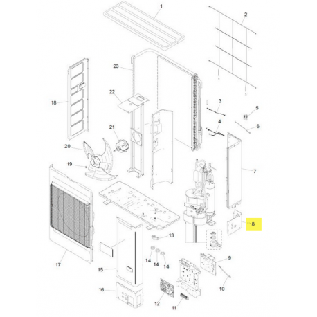 FUJITSU K9381578009 aka 9381578009 CAP DRAIN DA51 EPDM B3 610 BLACK