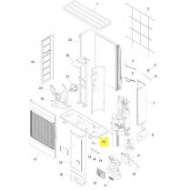 FUJITSU K9381752089 aka 9381752089 DRAIN PAN SUB ASSY DW A2L