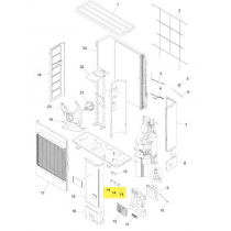 FUJITSU K9383816543 aka 9383816543 EVAPORATOR TA A2L