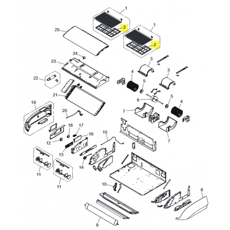 FUJITSU K9383342011 aka 9383342011 Air filter B