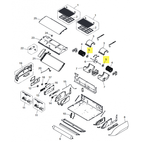 FUJITSU K9383443008 aka 9383443008 Rubber (Vibration proof)