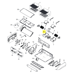 FUJITSU K9603817008 aka 9603817008 DC fan motor