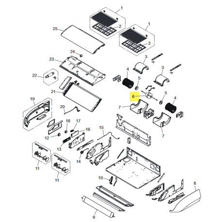 FUJITSU K9603817008 aka 9603817008 DC fan motor