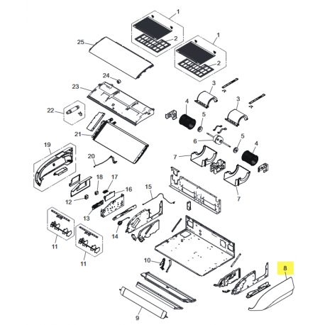FUJITSU K9383406003 aka 9383406003 Side panel L