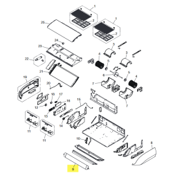 FUJITSU K9384144027 aka 9384144027 Flap assy (2-fan)