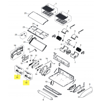 FUJITSU K9384375001 aka 9384375001 L and R louver assy