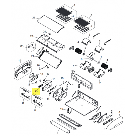 FUJITSU K9712270381 aka 9712270381 Main PCB