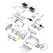 FUJITSU K9384312013 aka 9384312013 Gear box sub assy (including stepping motor)