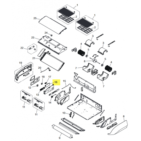 FUJITSU K9712452039 aka 9712452039 Power supply PCB