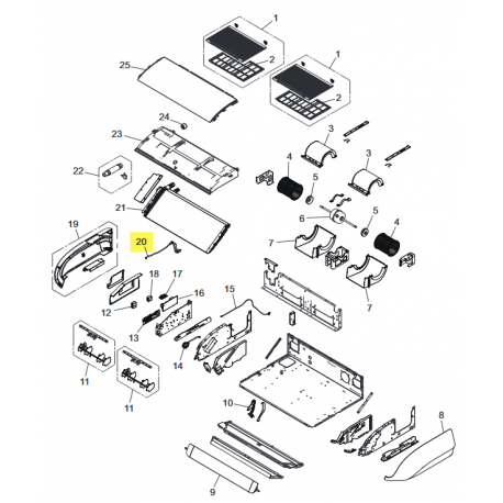 FUJITSU K9900892029 aka 9900892029 Thermistor (Pipe temp.)