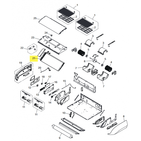 FUJITSU K9384287106 aka 9384287106 Evaporator total assy
