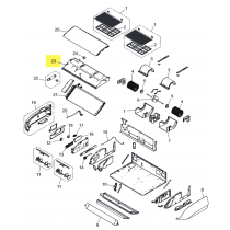 FUJITSU K9384364029 aka 9384364029 Drain pan total assy (2-fan)