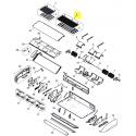 FUJITSU K9384321008 aka 9384321008 Intake grille A sub assy