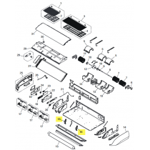 FUJITSU K9383386008 aka 9383386008 Flap hinge
