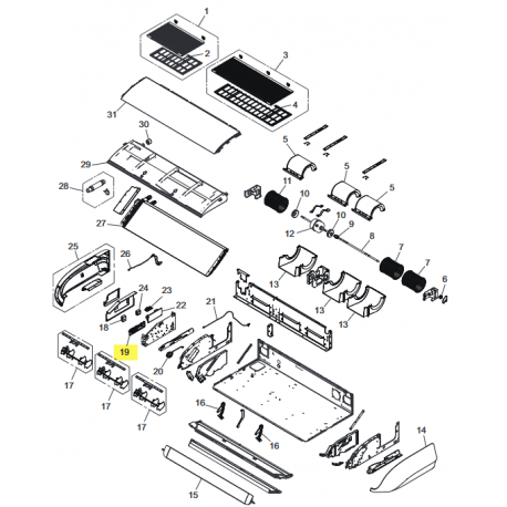 FUJITSU K9712270404 aka 9712270404 Main PCB (30 model)