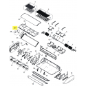 FUJITSU K9384364012 aka 9384364012 Drain pan total assy (3-fan)