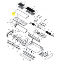 FUJITSU K9384241016 aka 9384241016 Front panel (3-fan) assy
