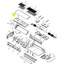 FUJITSU K9384241016 aka 9384241016 Front panel (3-fan) assy