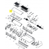 FUJITSU K9384241016 aka 9384241016 Front panel (3-fan) assy