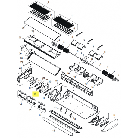 FUJITSU K9712270411 aka 9712270411 Main PCB