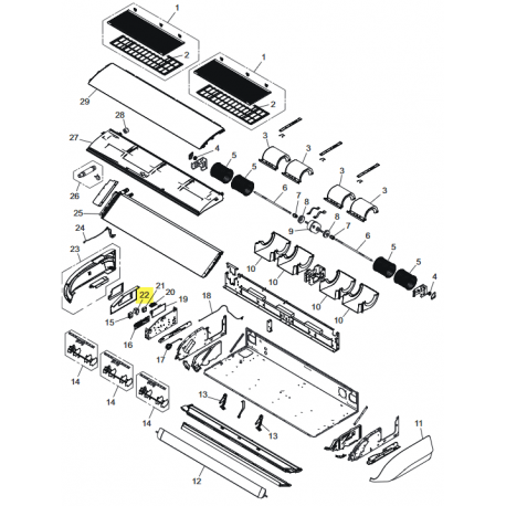 FUJITSU K9707457056 aka 9707457056 Reactor assy