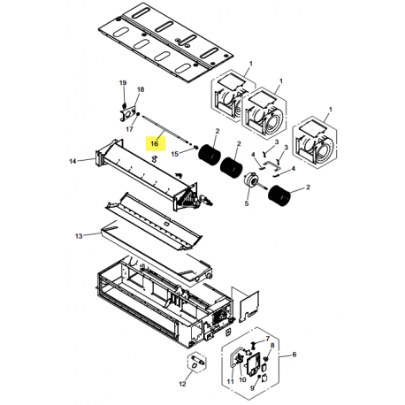 FUJITSU K9380398028 aka 9380398028 Shaft